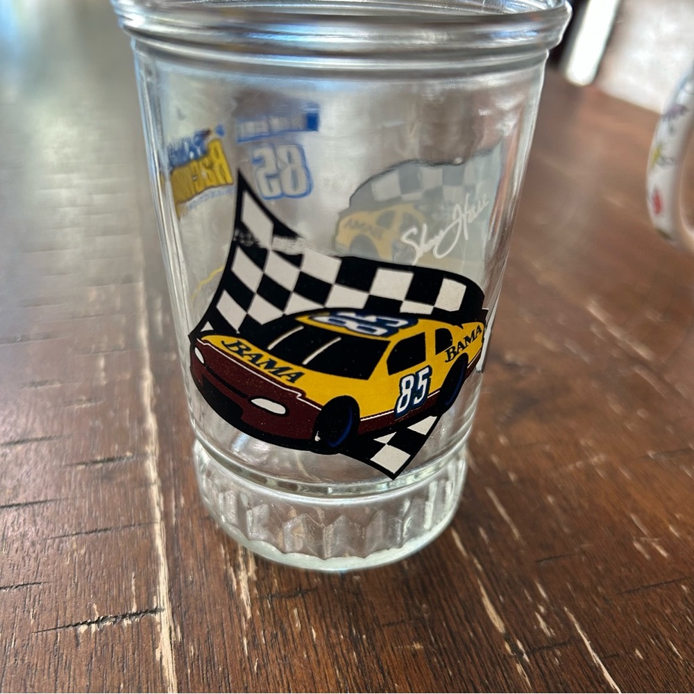 Vintage 90’s Team Bama‎ NASCAR Promotional Glass